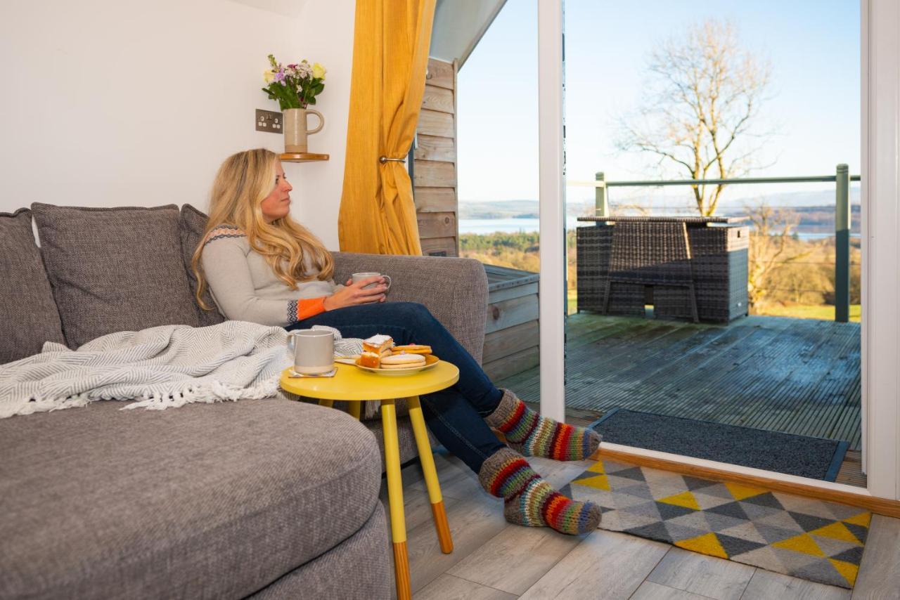 Bonnie Barns - Adults Only Luxury Lodges With Hot Tubs Luss Exterior foto